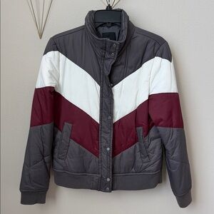 Chevron Puffer Jacket